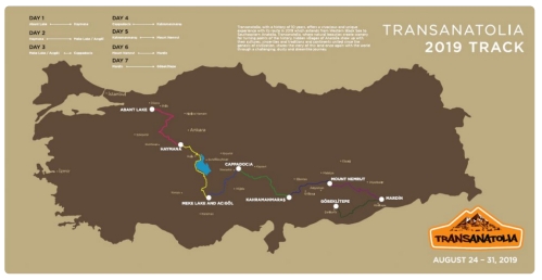 Transanatolia 2019 Rally-Raid güzergahı belli oldu.